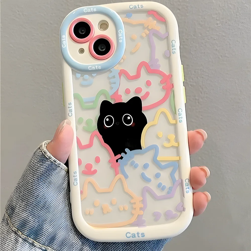 Cute Cat Phone Case For iPhone
