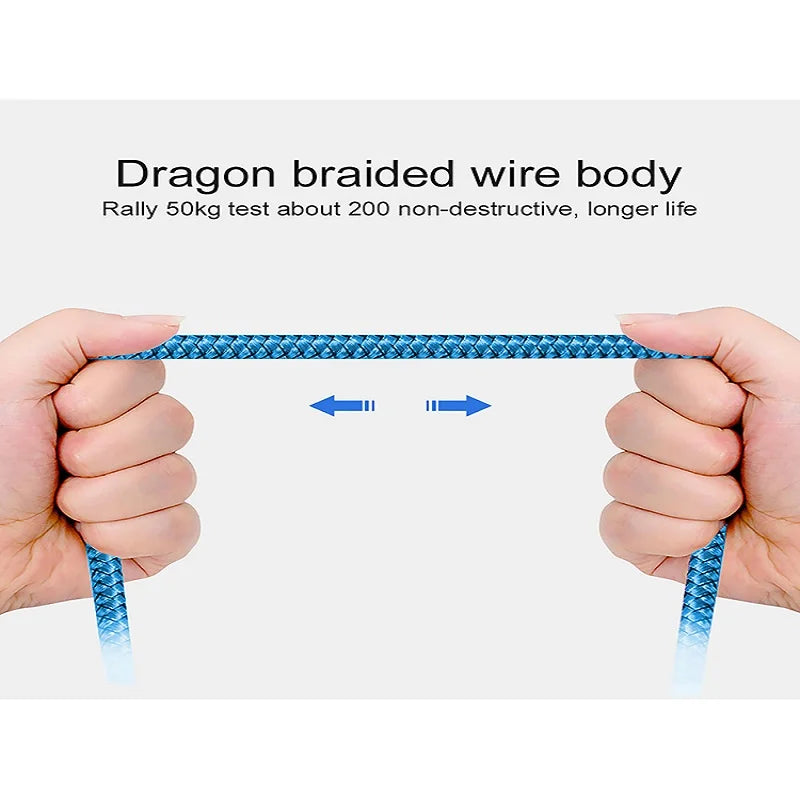 PD 60W Type C to Type C Expansion Link Cable Fast Charging Nylon Braided Date Cable For Apple 15 lpad Huawei phone Accessories