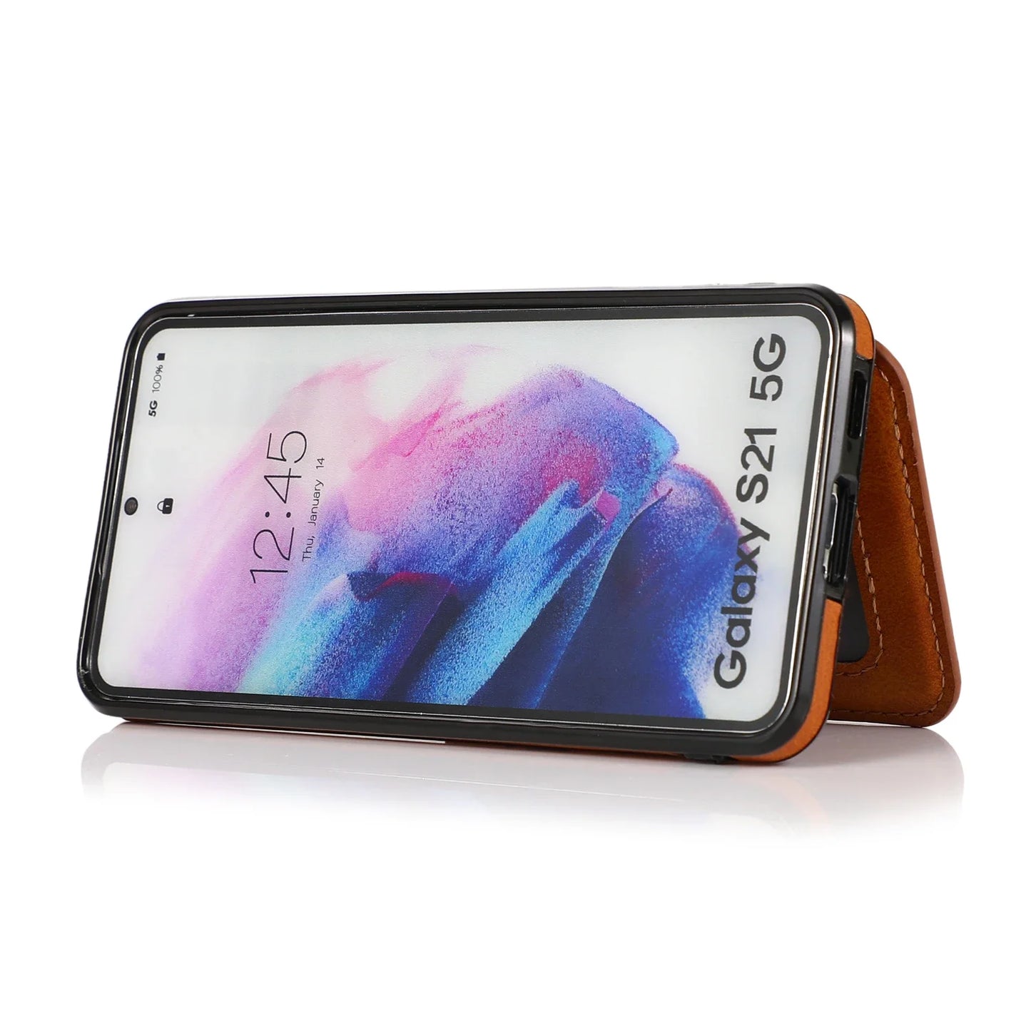 Leather Stand Case For Samsung Galaxy
