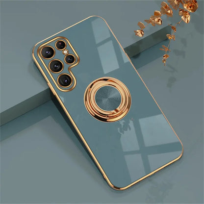 Ring Holder Case For Samsung Galaxy S25 S24 S23 S22 S20 Ultra Plus Cases For Samsung