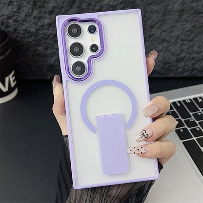 Magnetic Wireless Charge Phone Case For Samsung