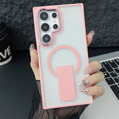 Magnetic Wireless Charge Phone Case For Samsung