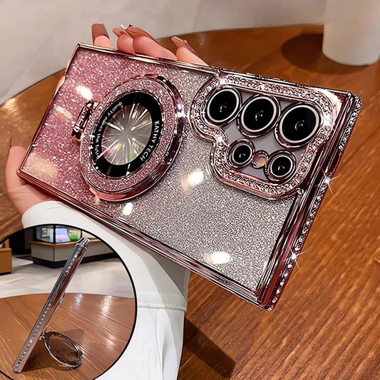 Luxury Glitter Bracket Diamond Case for Samsung Galaxy