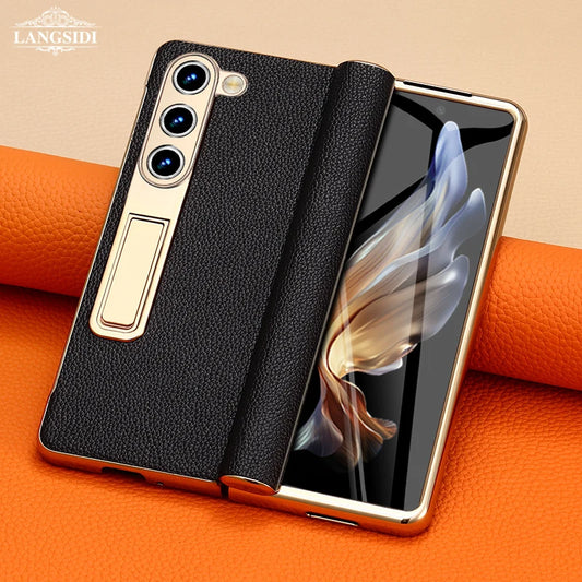 Leather Phone Case for Samsung Galaxy Z Fold