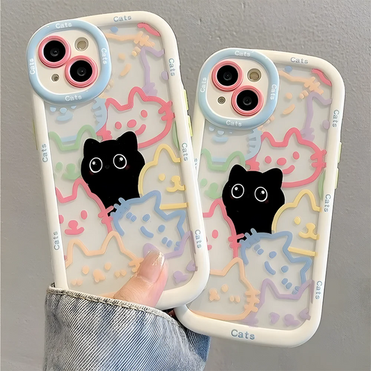 Cute Cat Phone Case For iPhone