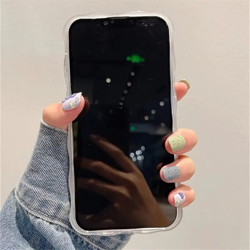 Luxury Laser Oil Painting Flowers Phone Cases For iPhone