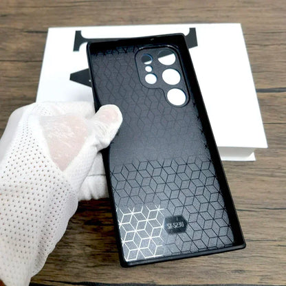 Luxury Matte Leather Case For Samsung Galaxy