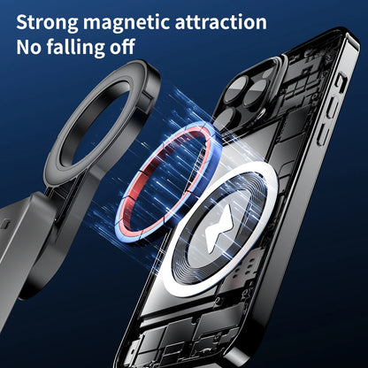 Upgrade Magnetic Selfie Stick with Detachable Wireless Remote Control Retractable Handheld Selfie Stick for Smartphones