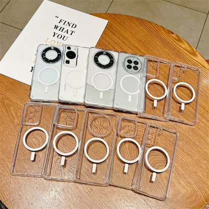 Magnetic Transparent Case For Samsung Galaxy