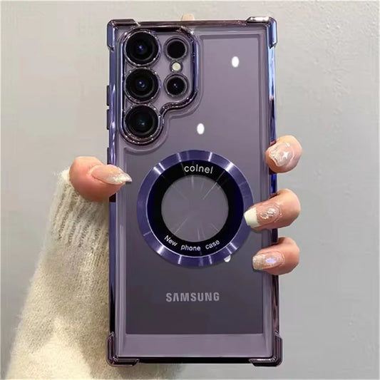 For Magsafe Plating Phone Cases For Samsung Galaxy