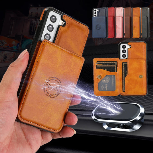 Leather Stand Case For Samsung Galaxy