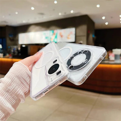 Magnetic Transparent Case For Samsung Galaxy