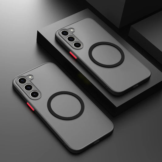 Matte Magnetic For Samsung Galaxy S25 S24 S23 S22 S21 S20 Ultra Plus FE A54 A53 A13 Note 20 10