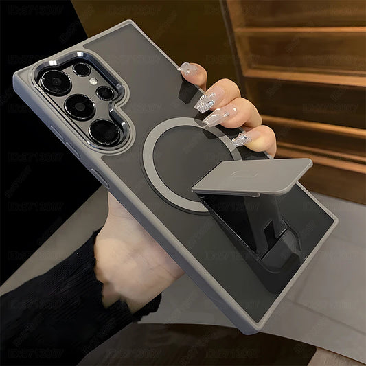 Magnetic Wireless Charge Phone Case For Samsung