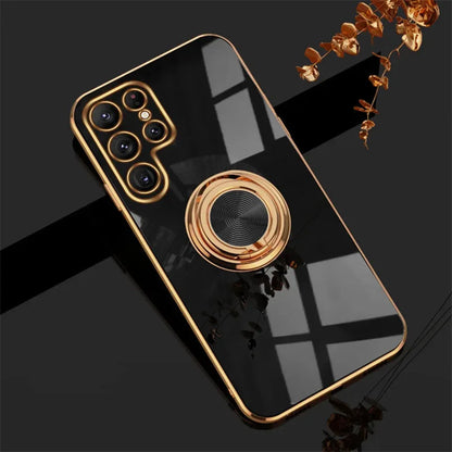 Ring Holder Case For Samsung Galaxy S25 S24 S23 S22 S20 Ultra Plus Cases For Samsung
