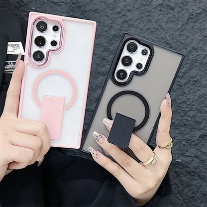 Magnetic Wireless Charge Phone Case For Samsung