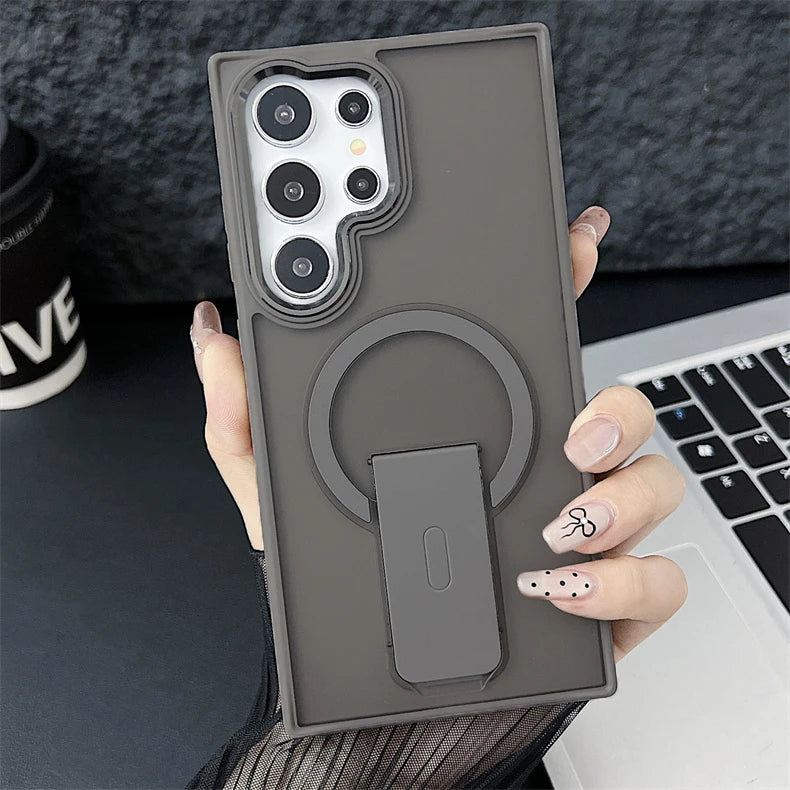 Magnetic Wireless Charge Phone Case For Samsung