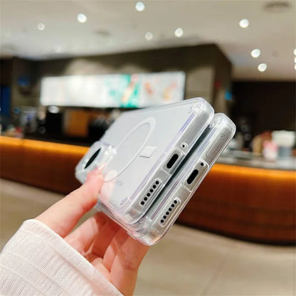 Magnetic Transparent Case For Samsung Galaxy