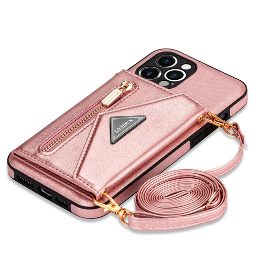 Zipper Crossbody Wallet for iPhone